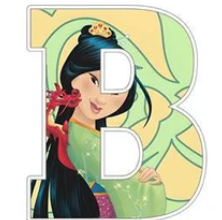 Deur sticker mulan