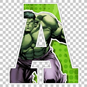 Deur sticker hulk