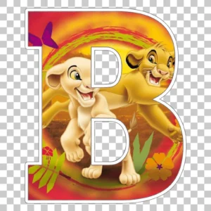 Deur sticker lion king