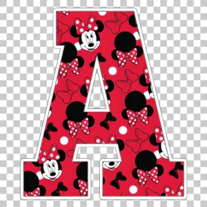 Deur sticker minnie mouse