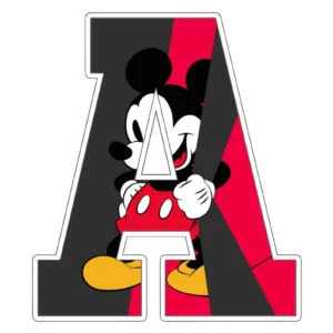 Deur sticker mickey mouse 2