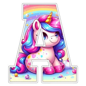 Deur sticker unicorn 4