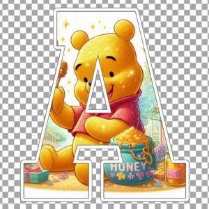 Deur sticker winnie de pooh 2