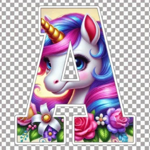 Deur sticker unicorn 2
