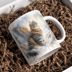 Beker angelwings bruine main coon