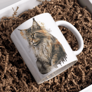 Beker main coon verf