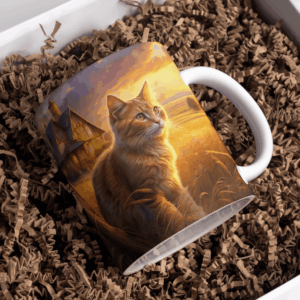 Beker rode kat in de zon