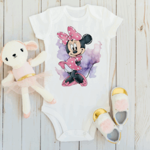 Romper minnie water color