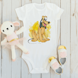 Romper water color pluto