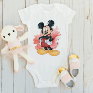 Romper Mickey water color