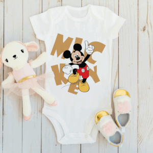 Romper mickey oranje