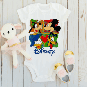 Romper mickey,goofy,donald en pluto