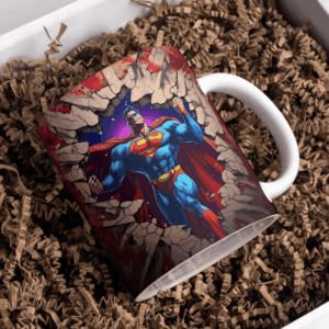 Beker spiderman rode muur