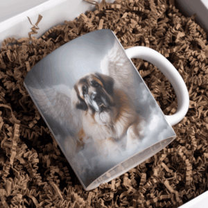 Beker angelwings mastino op wolk