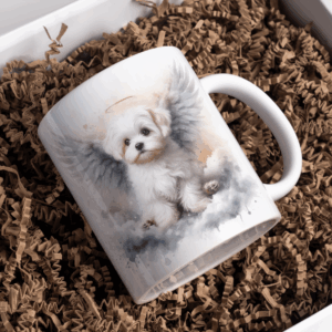 Beker angelwings witte maltezer