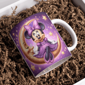 Beker minnie mouse maan paars