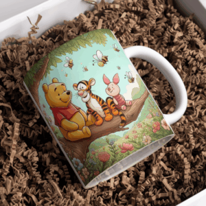 Beker winnie de pooh en friends op tak
