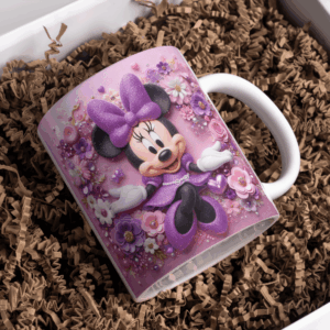 Beker minnie licht paars